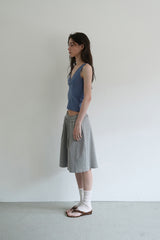 Lazy sleeveless top_blue
