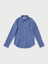 Curvy Line Shirt Blue