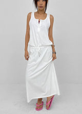 [MADE] Hishi String Sleeveless Long Dress