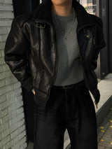Cutting rider crop mustang jacket