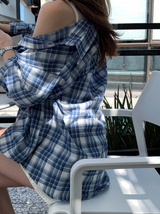 YIVE Summer Oversized Check Shirt / 8 colors
