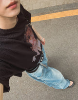 ヘイツバルーンワイドデニムパンツ