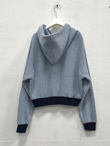 WAFFLE HOOD ZIP-UP (2C)