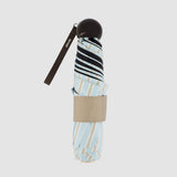 [UV 99.% カット]kenopi Sunshine Farmhouse 3-Folding Parasol - Vintage Blue Stripe