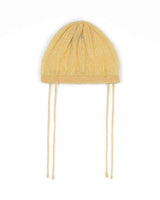 Ribbon Tied Beanie _ YELLOW