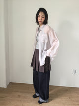 オッドシースルーオーバーフィットシャツ (3color)