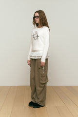 WITTY BUNNY JACQUARD KNIT [IVORY]