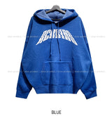 Koi Lettering Overfit Hooded Knit