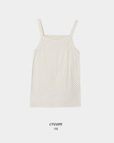 Dot Square Layered Sleeveless (3color)