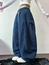 ボスサイズフリーススナップロングパンツ 🧸🩵🤍6カラー