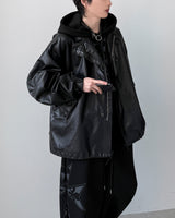 Pheno Washed Leather Parka