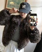 Lucy Collar Eco Fur Jacket