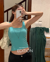 [MADE] Koity square‑neck sleeveless