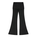 SERIEN ブーツカットスカート レギンス(2Color)