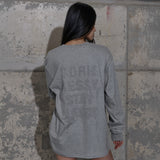 FF LETTERING LONG SLEEVE (GRAY) F25ZB022
