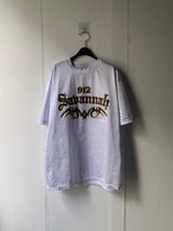 Glossy lettering short sleeves 2C