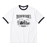 アイアンワークス オーバーフィット リンガー Tシャツ(2color)