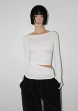 CUT-OUT STRAP LONGSLEEVE