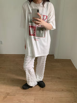 サーファークルーネックTシャツ (2color)