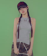 [NF] COMFORT ZIPPER SLEEVELESS_(GRAY)_F24QB272