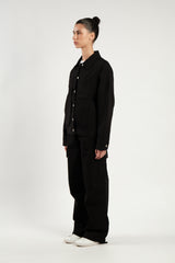 ウィングポケットジャケット (BLACK)