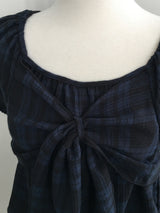 Dusky check blouse