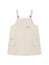 カーゴポケットサスペンダードレス [IVORY]