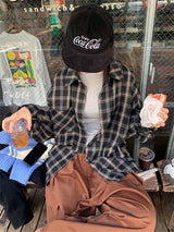 SLOW TWO-WAY CHECK SHIRT (2C)