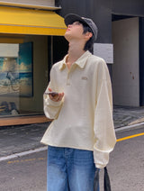 ブランククロップカラーTシャツ