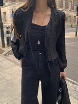 [MADE] Shimiz Dotted Puff Blouse