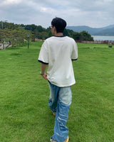 タイガースキンロールアップカーペンターパンツ