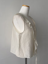 Ollie Frill Sleeveless Blouse