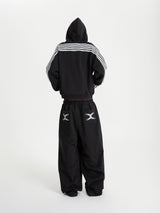 SEXXDEVIL エンブロイダード ストライプ ジップ ジャケット