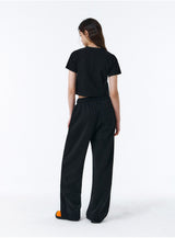 [Unisex] BASIC LINE ONE TUCK WIDE SWEAT PANTS (2color)