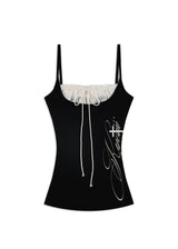 KY07-STRING SHIRRING SLEEVELESS(BLACK)