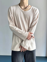Module ベーシックワッフル Uniqlo ロングスリーブ 4C