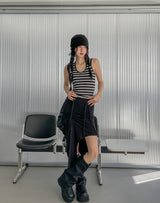 Molly Stripe Halter Sleeveless