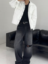 ED Evil Mix Trucker Snap Jacket (2C)