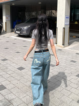 DEVIS WIDE DENIM JEANS