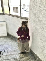 woorong round cardigan