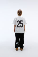 Weekend warrior people artwork T-shirt (White)