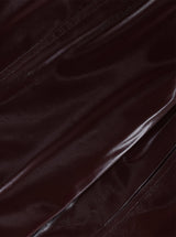 Salina leather bomber (burgundy)