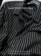 Oasis Stripe Satin Shirt