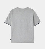 26SS★ MP3 GRAPHIC LAYERED HALF T