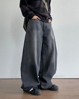 Dart Balloon Denim Pants 3C
