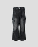 Baren Dart Wide Cargo Jeans