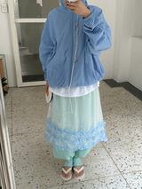 frill oganza skirt