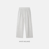 Cotton High-Waisted Banded Pants 3COLOR