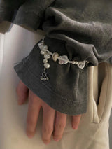 Blooming pearl bracelet