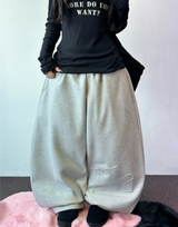 Balloon Wide Puzzling Fuzzy Puzzle Balloon Long Pants 🩷🩵 3COLOR